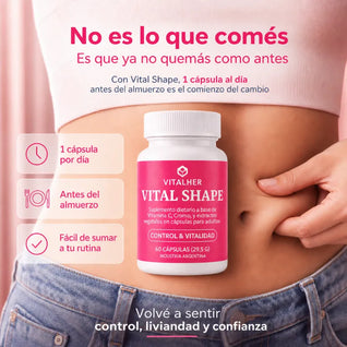 Vital Shape® - Metabolismo, Retención & Bienestar Femenino