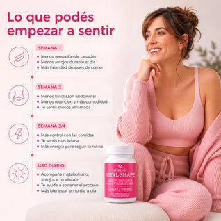 Vital Shape® - Metabolismo, Retención & Bienestar Femenino