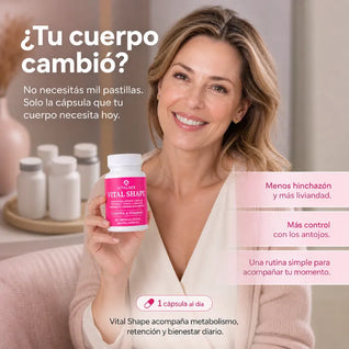 Vital Shape® - Metabolismo, Retención & Bienestar Femenino