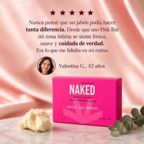 Pink Bar - Cuidado diario para tu zona íntima