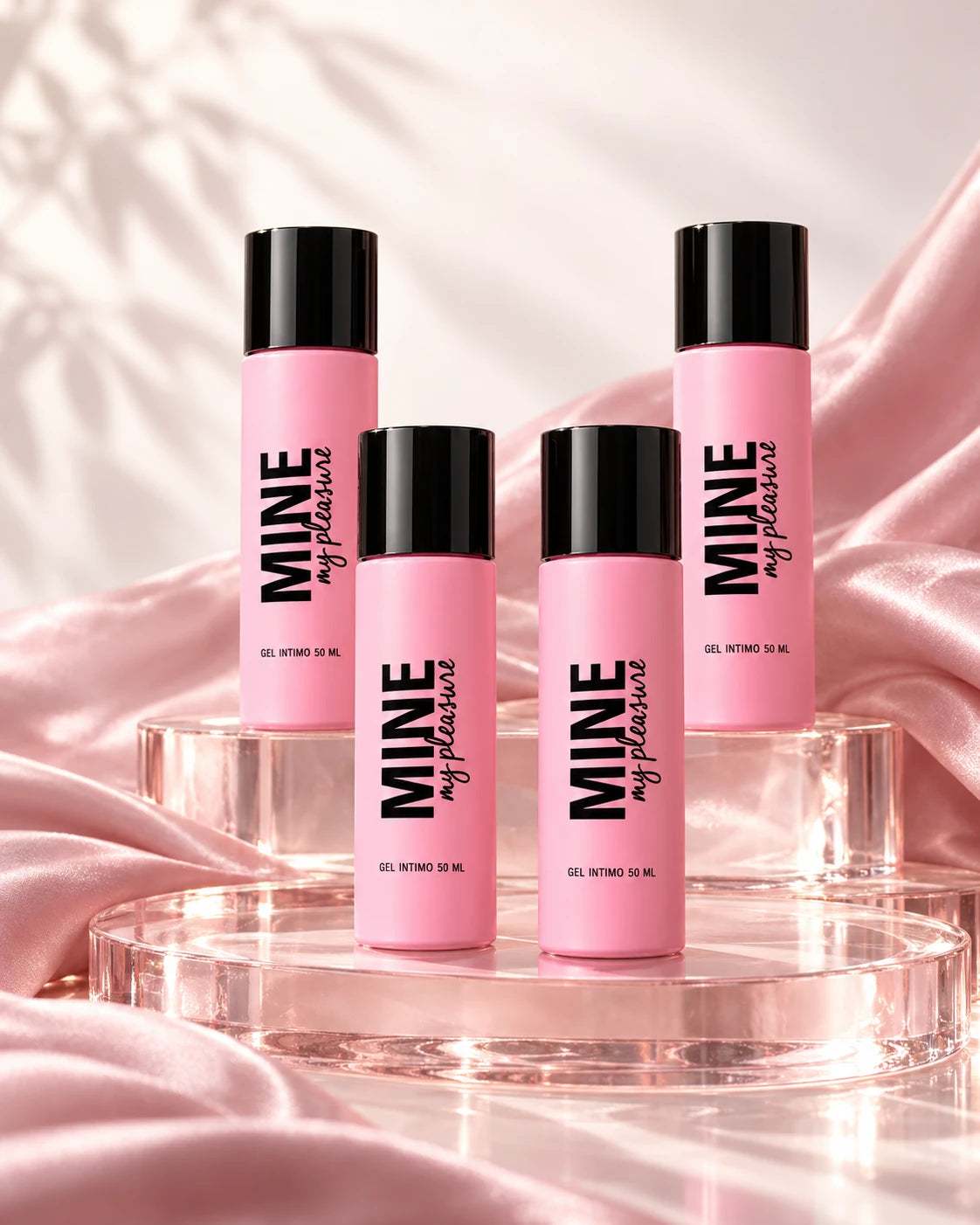 Composición de campaña con cuatro frascos MINE de 50 ml